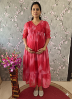 Double shade gergette maxi
