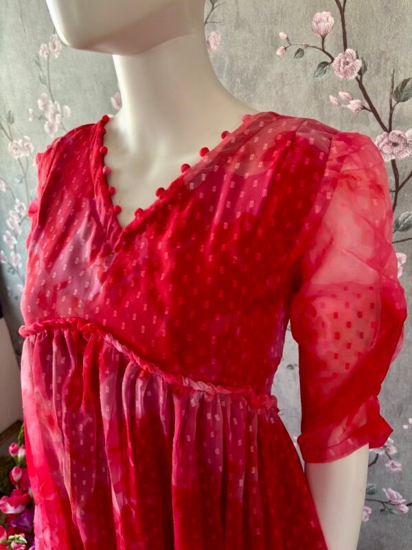 Double shade gergette maxi