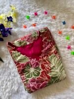 Multi color kantha cotton maxi