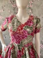 Multi color kantha cotton maxi