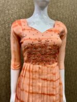 Dye and tie handwork maxi