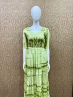Dye and tie handwork maxi
