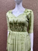 Dye and tie handwork maxi