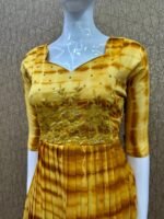 Dye and tie handwork maxi