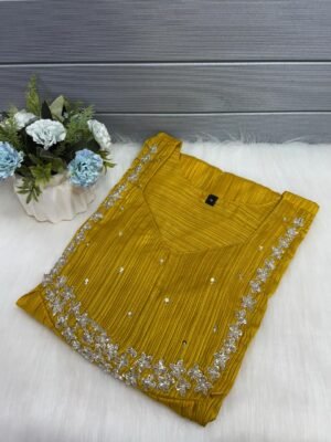 Handwork partywear Maxi