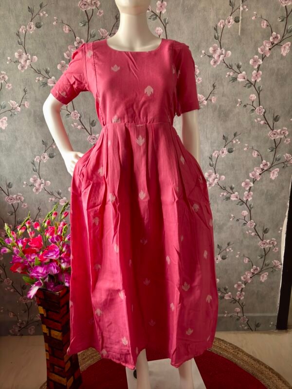 Handloom cotton maxi