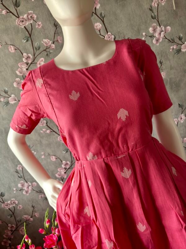 Handloom cotton maxi