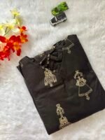 Black cotton maxi