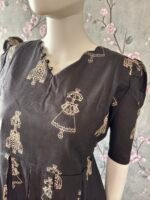 Black cotton maxi