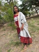 Raw silk dupatta