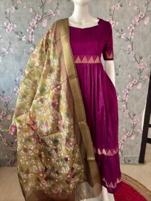 Kalamkari printed dupatta