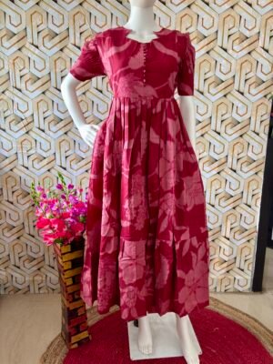 Floral rayon maxi