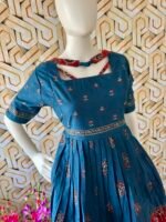 Cotton printed maxi