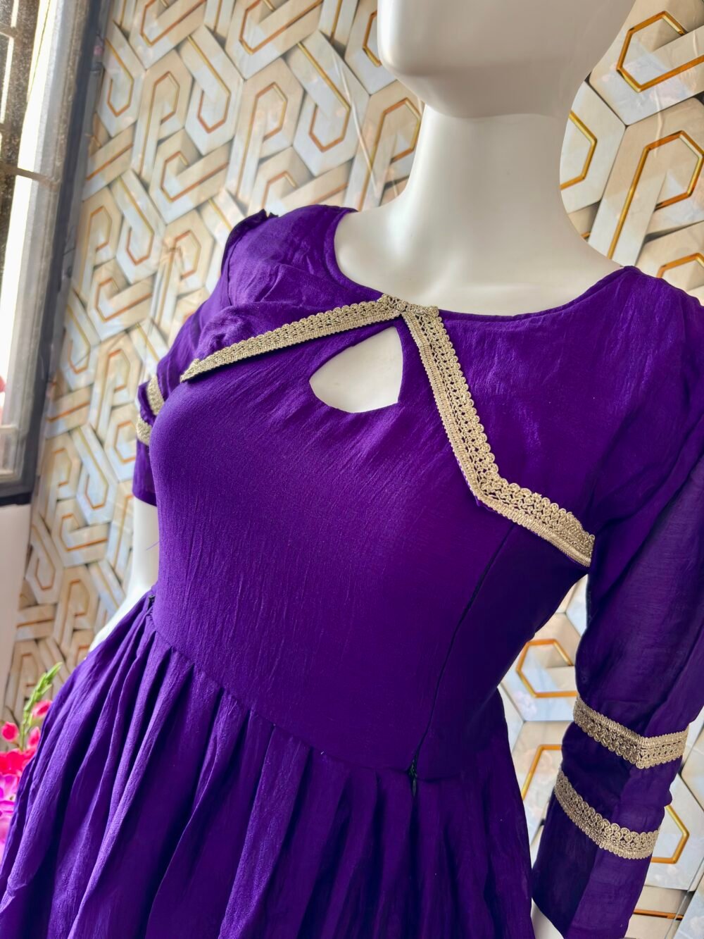 Festival vichitra silk maxi