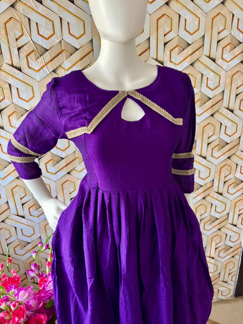 Festival vichitra silk maxi
