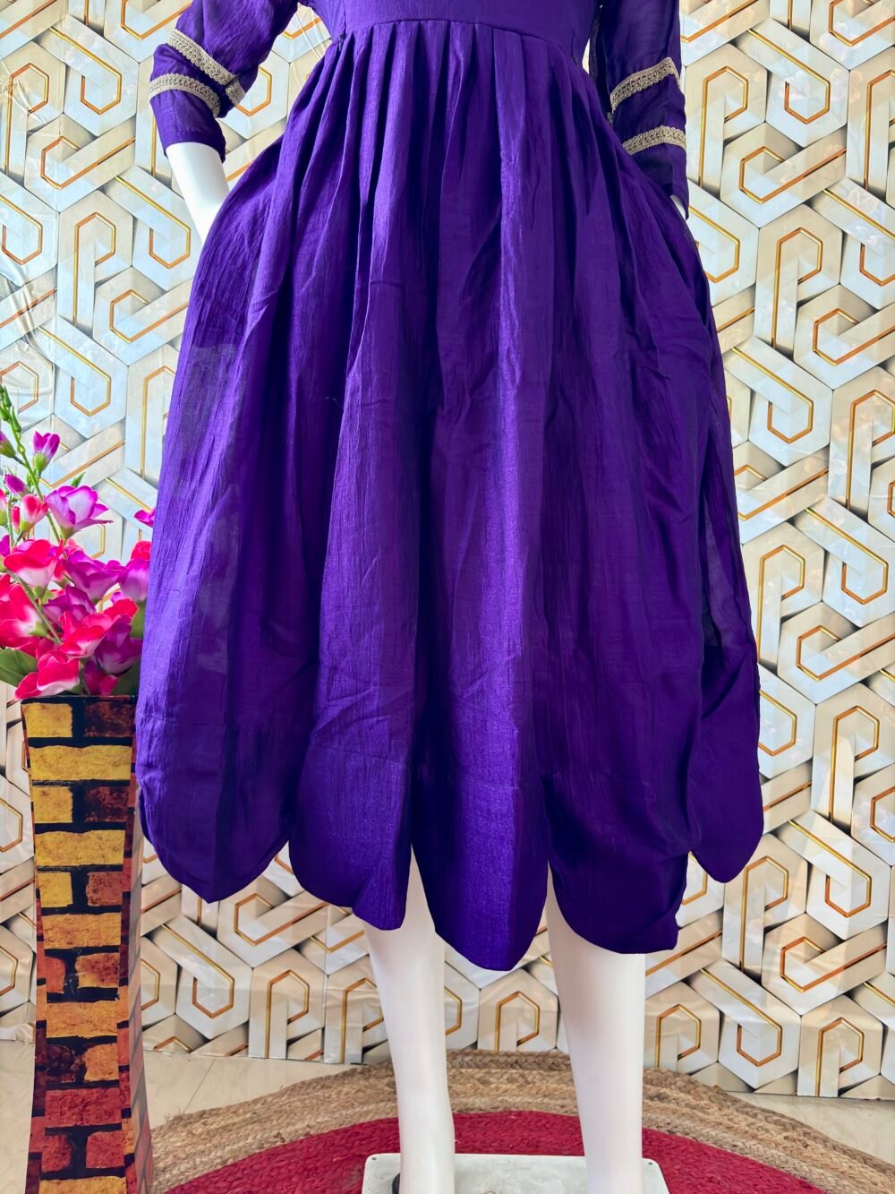 Festival vichitra silk maxi