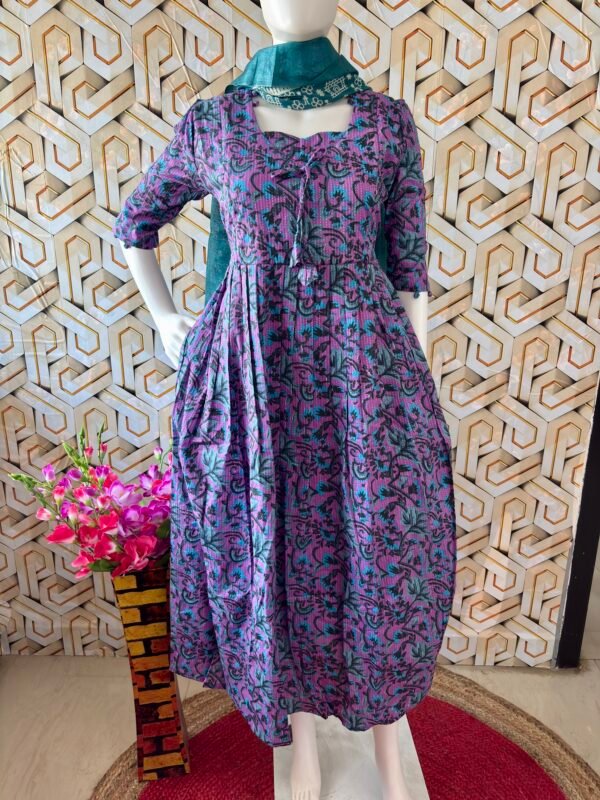 Kanta cotton printed maxi