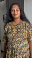 Black rangoli design maxi