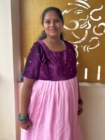 Wine and pink partywear maxi