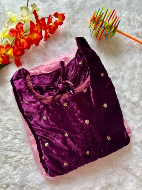 Wine and pink partywear maxi