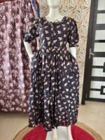 Premium soft rayon maxi with duppata