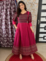 Double shade chinnon maxi